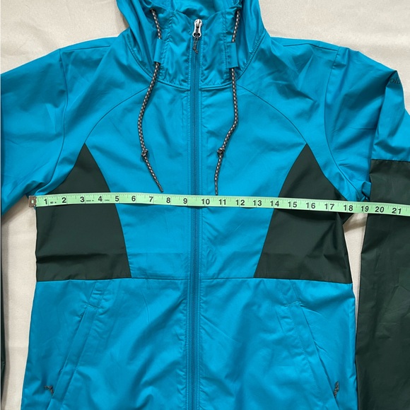 Women's Columbia Side Hill Windbreaker Jacket, Teal size Small - Picture 5 of 5